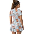 thumbnail image 2 of Psesaysky Axolotl Capybara Tennis Dress for Women Zipper Collared Golf Athletic Dresses Sleeveless with Inner Shorts&Pockets Sun Protection Workout Sport Sundress, 2 of 7