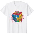 thumbnail image 1 of Puzzle Mind FFIY Rubix Cube Solving Math Problem T-Shirt, 1 of 2