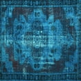 thumbnail image 1 of Ahgly Company Indoor Square Persian Light Blue Bohemian Area Rugs, 8' Square, 1 of 4