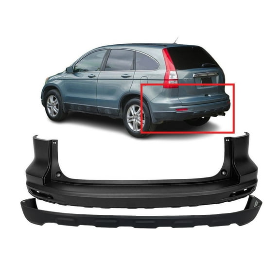 DCP Rear Bumper Cover Kit for 2010-2011 Honda CR-V EX EX-L SE HO1100263 HO1115100