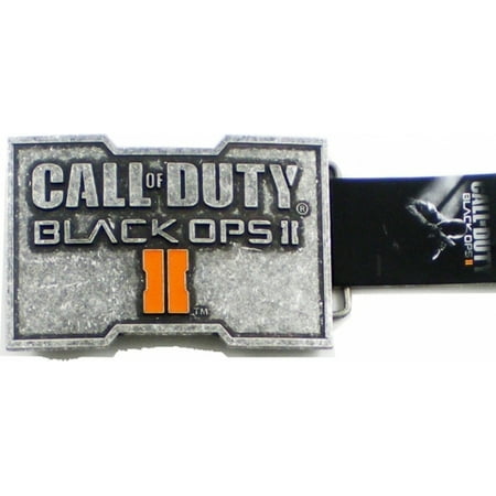 Call of Duty Black Ops II Logo Metal Mens Belt Buckle [Steel Grey - 4
