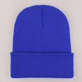 thumbnail image 3 of Gorro Beanie tejido Sunnimix invierno cálido para hombres y mujeres azul, 3 of 5