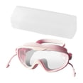 thumbnail image 2 of Gafas de natación gafas de natación hombres mujeres anti fog silicona ajustable portátil Rosa, 2 of 8