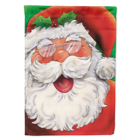 Carolines Treasures AAH7262GF Jolly Santa Claus Flag Garden Size Small multicolor