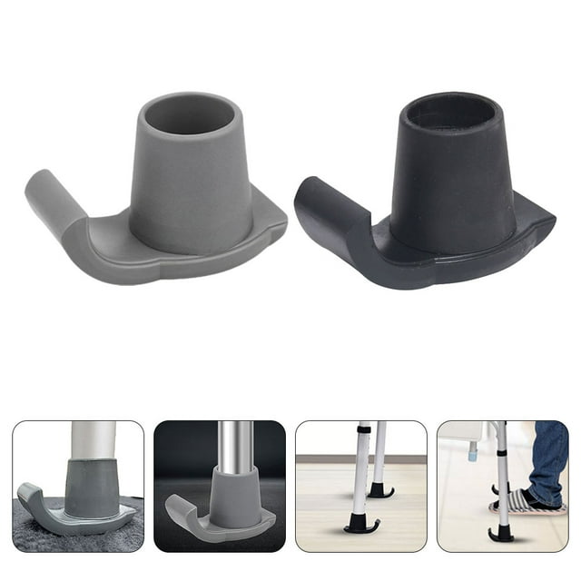 BESTYASH 4pcs Walker Accessories For Folding Walker Enhanced Stability Rubber Walker Glides