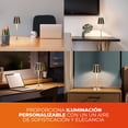 thumbnail image 3 of Lámpara de Mesa LED Portátil Recargable Luz Blanca Ajustable y Atenuable Táctil Tecnolite, 3 of 6