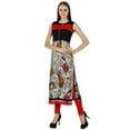thumbnail image 1 of Indian Bollywood Kurta Women Rayon Printed Ethnic Kurti Casual Top Tunic Dress, 1 of 3