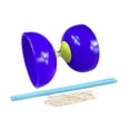 thumbnail image 2 of Juego de yoyo chino Diabolo Juego de juguetes de diábolo chino Juguete de habilidad Entrenamiento multifunción Azul, 2 of 9
