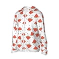 thumbnail image 2 of Fotbe Hand Drawn Watermelon Men's Women's UPF 50+ Sun Protection Jacket Hooded Cooling Shirt with Pockets Hiking Outdoor Performance-X-Large, 2 of 9