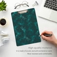 thumbnail image 2 of FMSHPON Dark Green Dragonfly Clipboard Hardboard Wood Nursing Clip Board and Pull for Standard A4 Letter 13x9 inches, 2 of 2