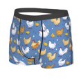 thumbnail image 2 of Daiia Chicken Family Men's Underwear Boxer Briefs, Cotton Stretch Moisture-Wicking Underwear-X-Large, 2 of 9