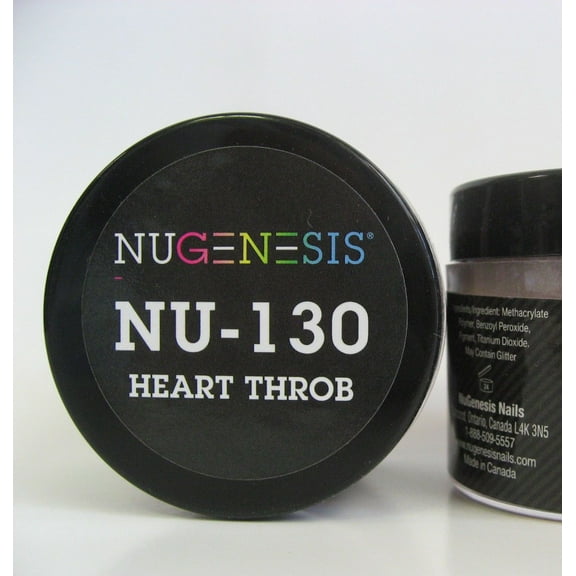NUGENESIS Nail Color Dip Dipping Powder 1oz/jar - NU130 Heart Throb