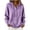 Purple, variant on Chiccall Cardigan Sweaters for Women Women's Long Sleeve Button Down Sweater Coat, Casual Fall Winter Open‑Front Hooded Knit Outerwear
