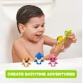 thumbnail image 5 of Baby Shark 9pc Bath Toy Value Set, Unisex Toddler Bath Toy Set, 5 of 10