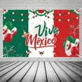 thumbnail image 3 of Mexican Independence Day Banner Viva Mexico Banner Mexico Independence Day Decor Mexican Fiesta Party Decorations and Supplies 5.9x3.6ft, 3 of 5