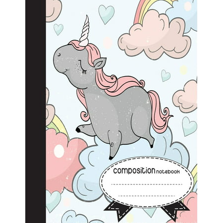 Composition Notebook, 8.5 X 11, 110 Pages: Cute Unicorn: (School Notebooks)