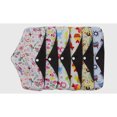 thumbnail image 6 of LINASHI Reusable Washable Bamboo Fiber Cloth Sanitary Towels Menstrual Eco Period Pads, 6 of 8