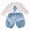 H226-Blue, variant on TOWED22 Toddler Baby Girl Clothes Fall Winter Outfits Infant Ruffle Long Sleeve Shirts Pants Cute Girls Clothing Set,Blue,5-6 Y