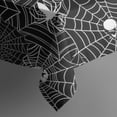 thumbnail image 5 of Spider Web and Skulls Halloween Pattern Square Tablecloth,Waterproof Square Table Cover,Wipeable Spillproof Washable Table Cover for Home Kitchen Party Decor 42"X42"(107x107cm), 5 of 6