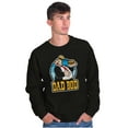 thumbnail image 3 of Popeye Character Wimpy Dad Bod Funny Men's Crewneck Sweatshirt Brisco Brands S, 3 of 6
