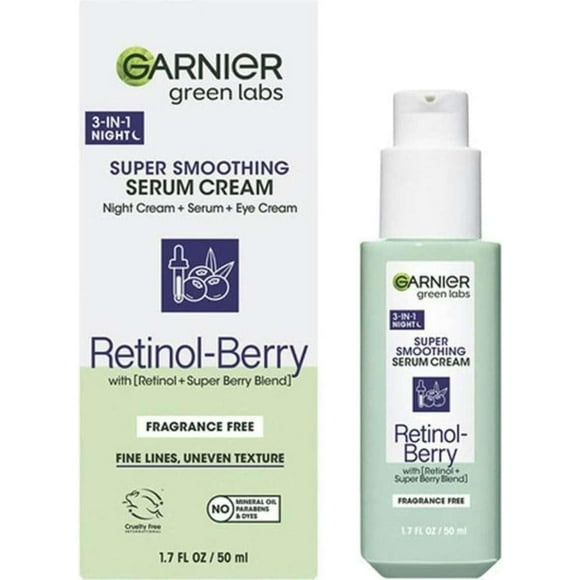 Crema sérum Garnier Green Labs Super Smoothing Retinol 50 ml