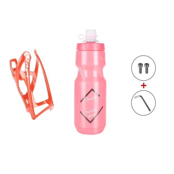 Botella deportiva Txlixc, Squeeze Jet con boquilla de silicona, accesorio para beber reutilizable con estampado de letras Txlixc Moda