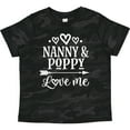 thumbnail image 3 of Inktastic Nanny and Poppy Love Me Granddaughter Boys or Girls Toddler T-Shirt, 3 of 5