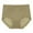 Army Green, variant on fatyb Women's High Waisted Underwear with Lace Full Coverage Briefs Stretch Ladies Lightweight Panties