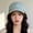 Light blue, variant on Under $2 Adjustable Dad Hat AURORADY Wide Brim Small Baseball Cap All Sun Hat Fashion Letter Embroidery Cap, Beige One Size Baseball Caps