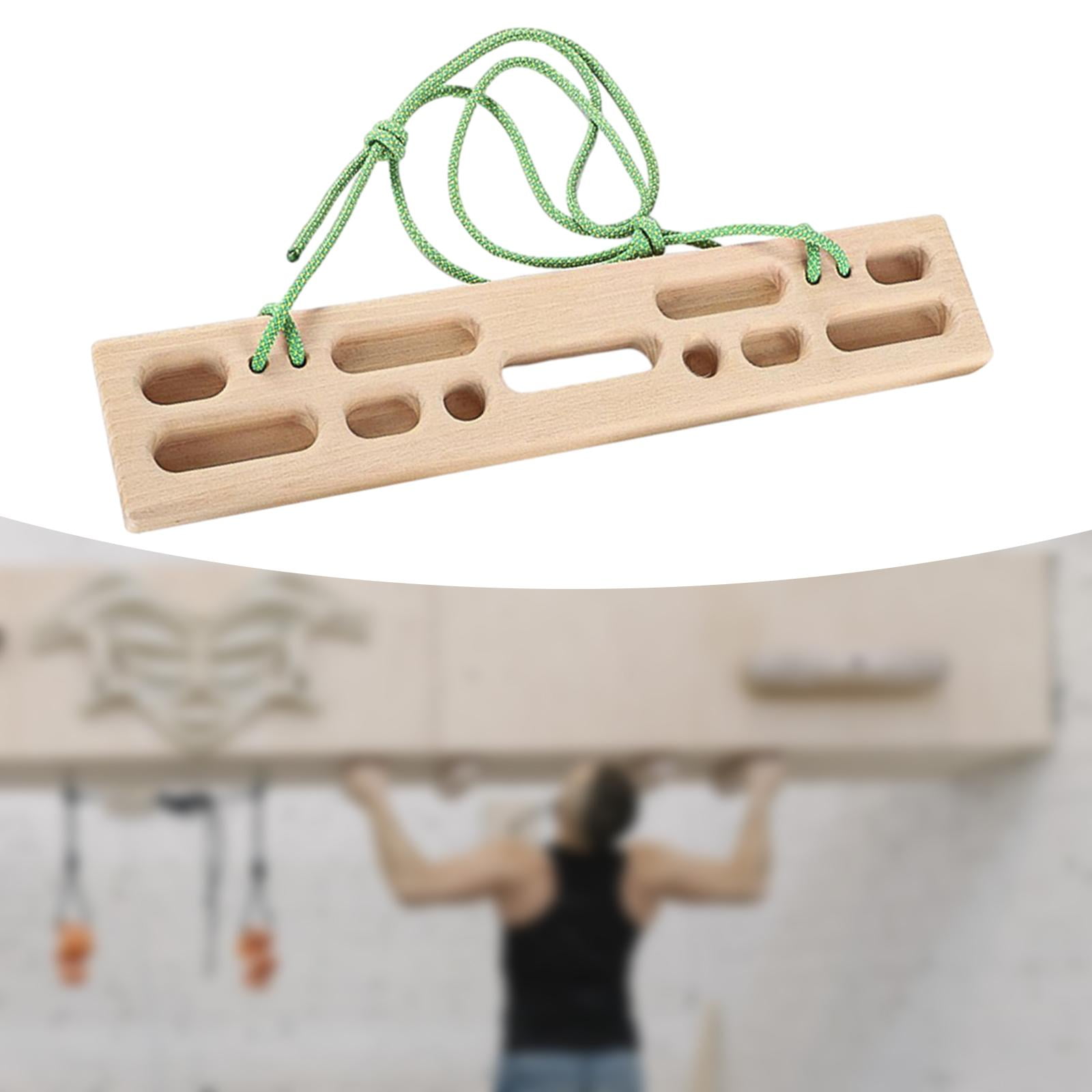 Colaxi Climbing Pull Fingerboard Building Core Strength Wooden 50cmx10cm for Climbers Indoor Beginners