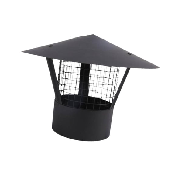 Fancyes Chimney Cap, Roof Vent Cap, Rain Cover Air Vent Replacement, Fireplace Chimney Cover, House Exhaust Roof Cap for Chimney for 200mm Pipe