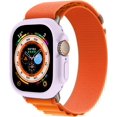 thumbnail image 5 of Compatible avec Apple Watch Ultra 49 mm Boîtier Tout-Rond Antichoc TPU Silicone Couvercle de Protection Pare-Chocs Anti-Rayures Boîtier de Protection pour Apple Watch Ultra 49 mm (Violet), 5 of 5