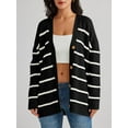 thumbnail image 2 of GHSDFBB Women's Cardigan 2023 Open Front Oversized Button Lightweight Sweaters V Neck Loose Cardigans Knit Outwear, 2 of 5
