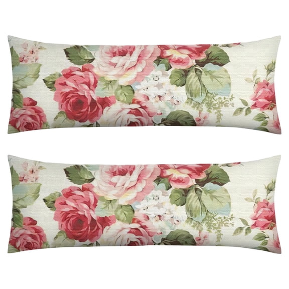Wildflower Butterfly Body Pillow Cover 20x54 - Floral Bee Artwork Long Pillow Case with Zipper - Soft Breathable Maternity Pillowcase - Full Body Pillow Protector - Aesthetic Bed Pillow Cover