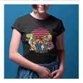 thumbnail image 3 of Playera Nintendo Fan Army Talla 8 Manga corta con estampado Princesa Peach/Mario/Luigi/Yoshi/Todd Negra, 3 of 4