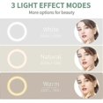 thumbnail image 3 of Wall Mounted Makeup Mirror With 3 Color Modes, 5x Magnifying Led Mirror, 3 of 4