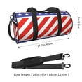 thumbnail image 2 of ZICANCN Patriotic Usa Fashion Travel Duffle Bag, Sports Tote Gym Bag Weekenders Bags for Women Men, 2 of 8