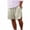 Beige, variant on Axiiglly Shorts for Men Drawstring Rivet Trim Summer Work Pants Casual Loose Lightweight Solid Color Outdoor Pants S-5XL