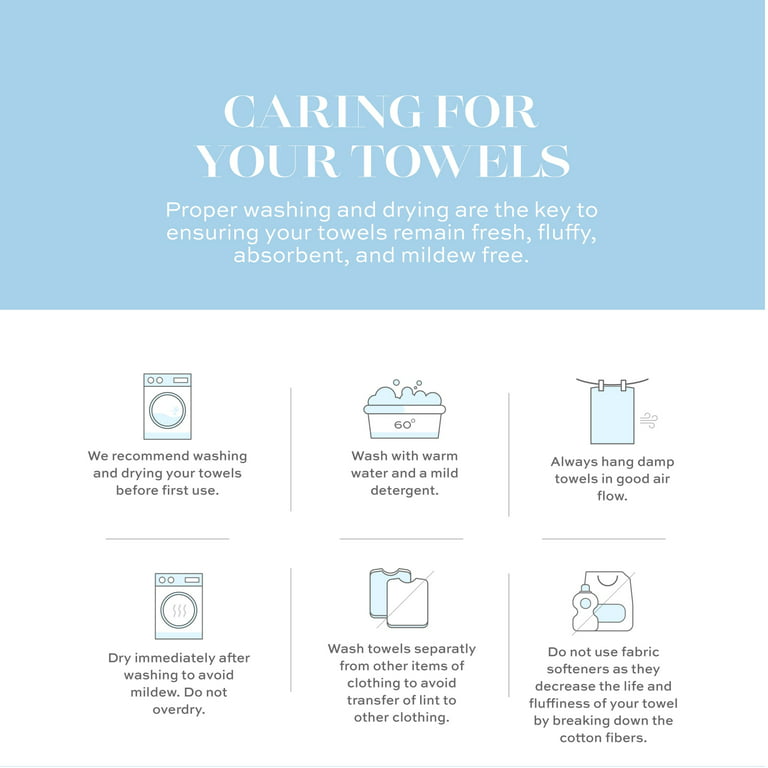 White Classic Luxury Cotton Bath Towels Large, Hotel Bathroom Towel, 27 x  54, 4 Pack