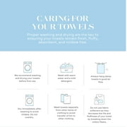 White Classic Hotel Collection Luxury 8-Piece 100% Turkish Cotton Towel Set, Aqua