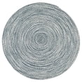 thumbnail image 1 of Colonial Mills Rug KA68R144X144 Kaari Tweed Round Braided Rug  Arctic Blue - 12 ft., 1 of 1