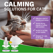 Cat Pheromones Calming Diffuser, Effective Cat Anxiety Diffuser, Professional Stress Relief for Pet Anxiety