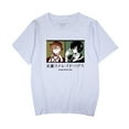 thumbnail image 4 of Nakajima Atsushi T-shirt dazai osamu T-shirt round neck summer loose black and white top, 4 of 4
