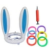 Sugeryy Easter Bunny Ear Ring Family School Party Game Children's Throwing Toy Durability Inflatable Toys