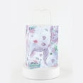 thumbnail image 3 of Pink Purple Mermaid Tail Party Gift Bags Colorful Printed Cartoon White Kraft Paper Handheld Bags, 3 of 3