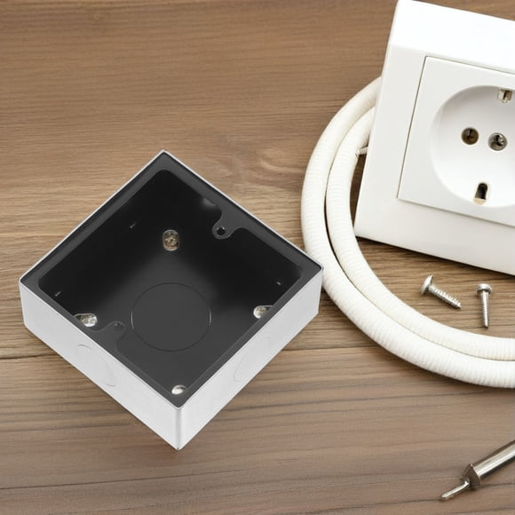 TEHAUX Multifunctional Stainless Steel Wall Socket Box for Home with Sleek Design and Easy Installation
