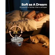 DFS Stainless Steel Pet Automatic Water Fountain, 108oz/3.2L Large Capacity and Ultra-Quiet Pet Drinking Dispenser Includes 2 Replacement Filters & Sponges for Cats & Dogs