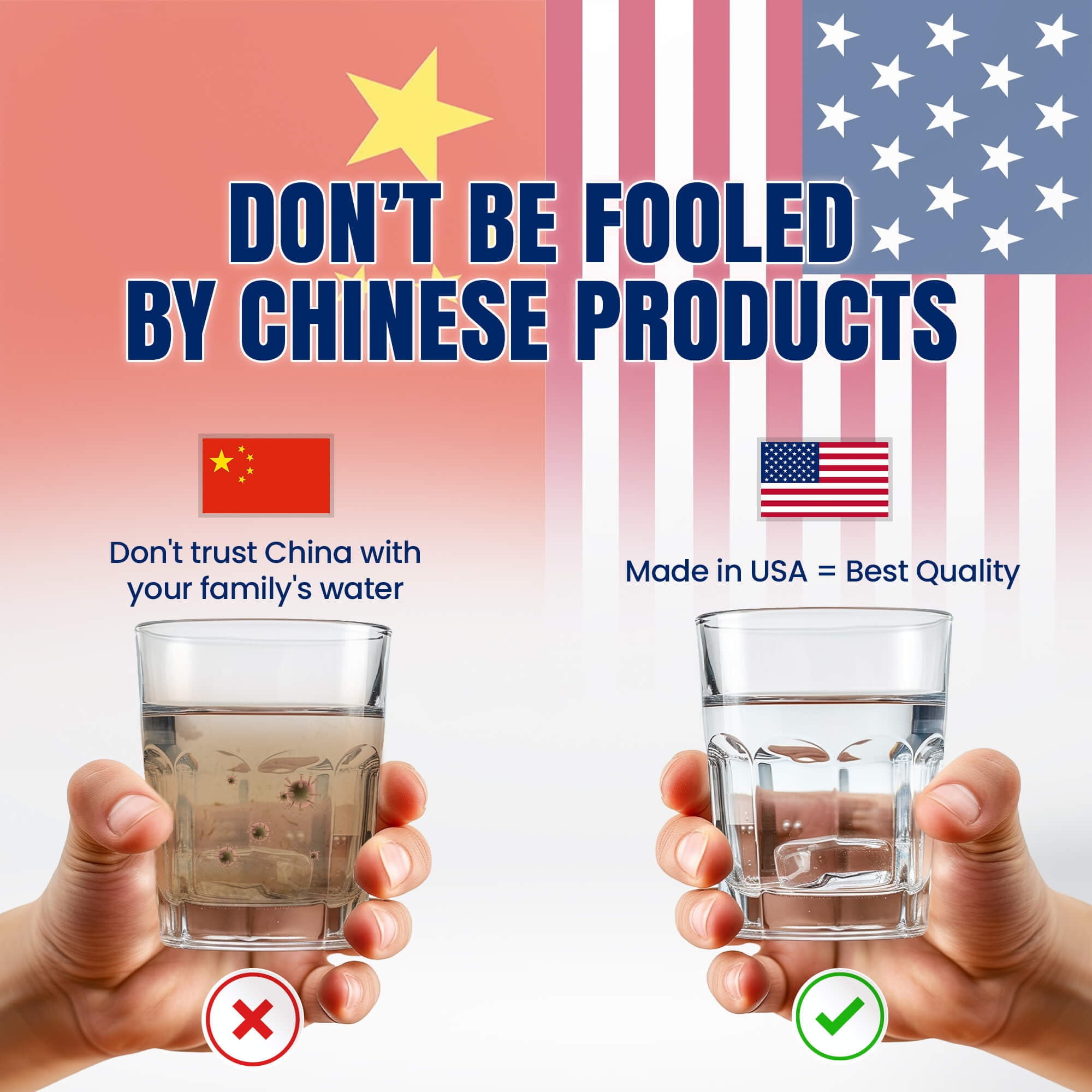 AFC® #AFC-RF-M2, Compatible with KitchenAid® KFIS20XVWH5 Refrigerator Water Filter Made in USA -4 Filters