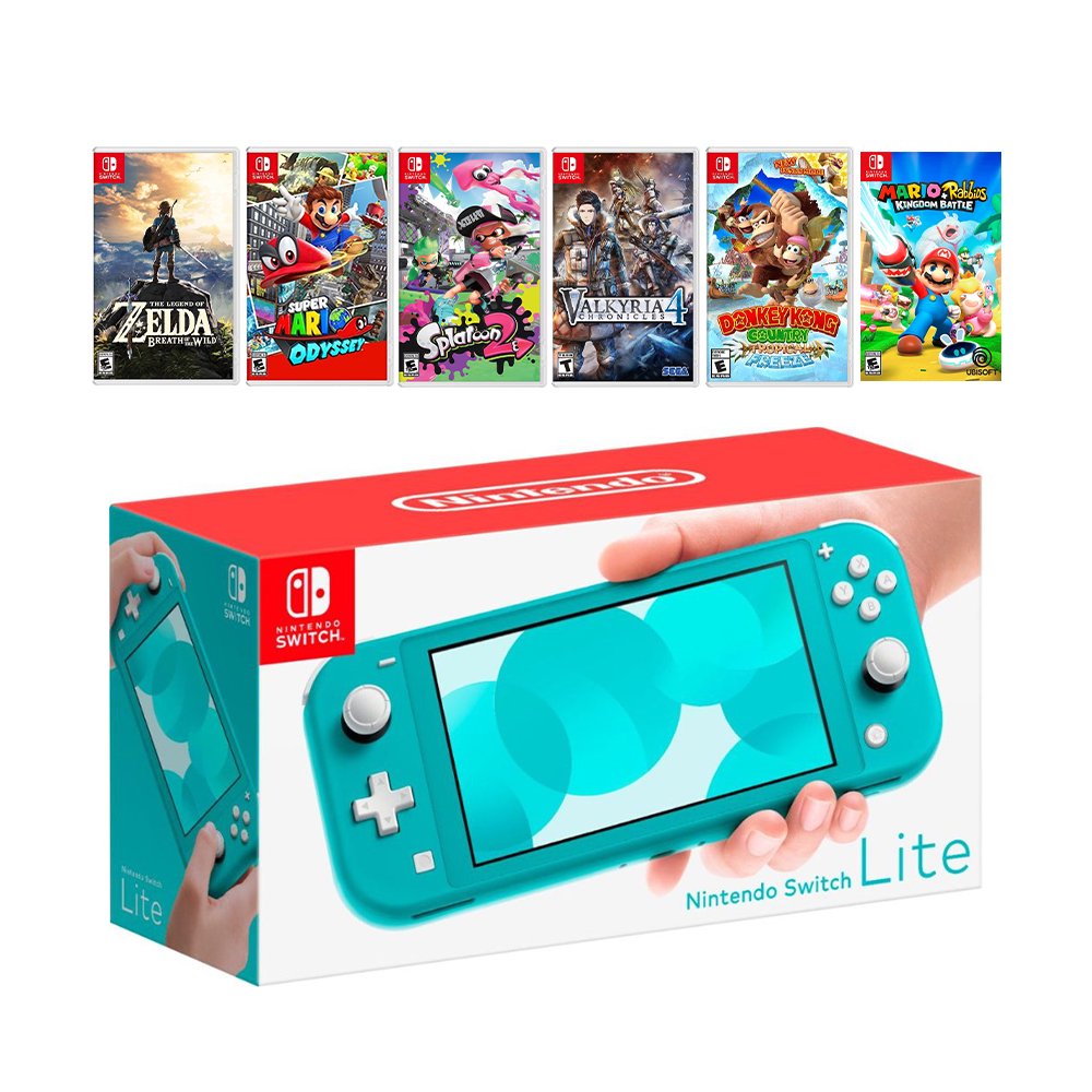 Nintendo Switch Lite ターコイズ ゼルダセット Nintendo Switch Lite (Blue) Gaming Console Bundle with Zelda