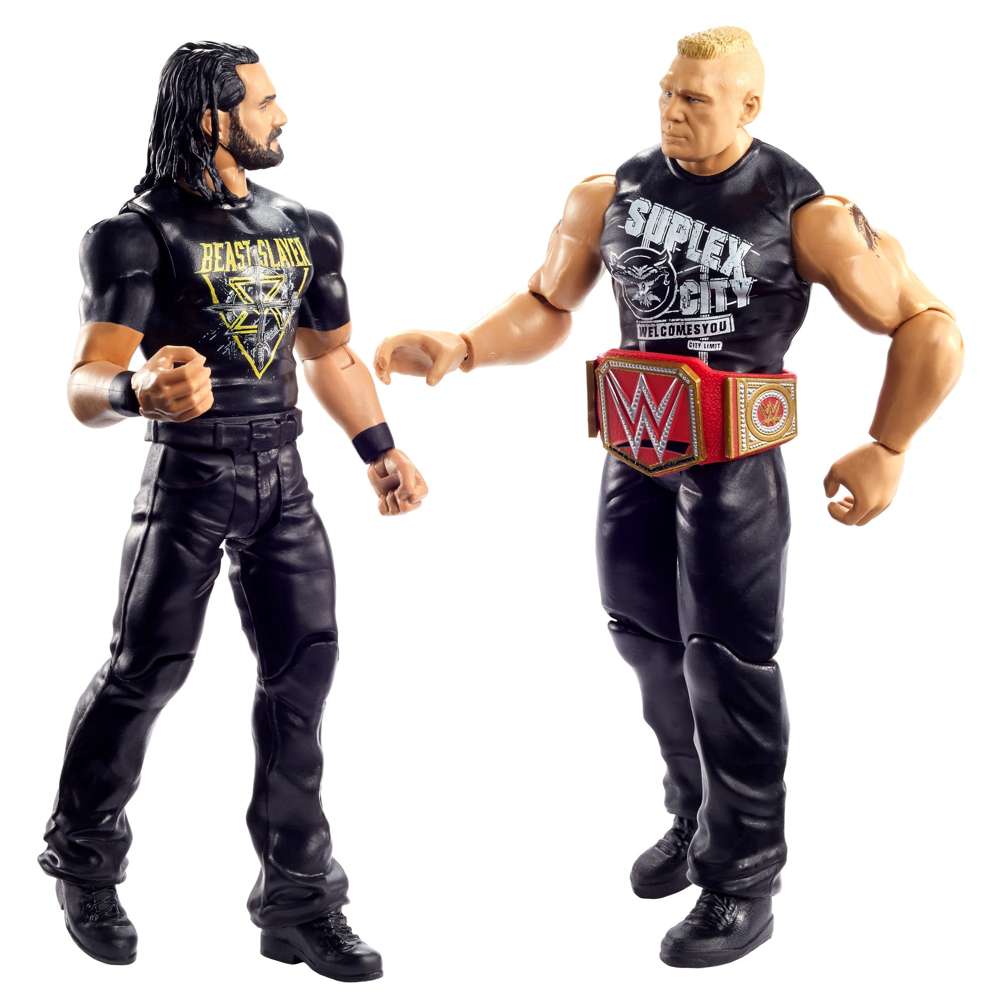 WWE Seth Rollins vs Brock Lesnar 2-Pack